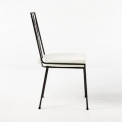 Pavilion Dining Chair With Ivory Sunbrella ® Cushion Model 6150 Set Of 4 -Furniture Sales Store Pavilion6350IvArmlssDnChSDSSS21 1