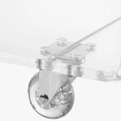 Peekaboo Acrylic Rolling Two Shelf -Furniture Sales Store PeekabooDetailAV2F12