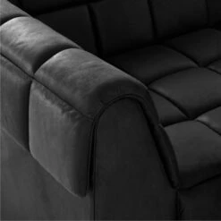 Pezzo 4-Piece L-Shaped Black Leather Sectional Sofa With Left Arm 11 Pezzo 4-Piece L-Shaped Black Leather Sectional Sofa With Left Arm -Furniture Sales Store Pezzo4PcBlkLthrLASectAVSSS23