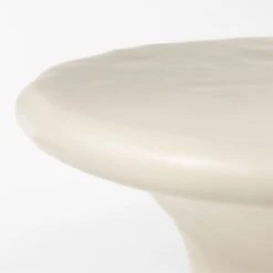 Pompeo Round Ivory Cast Resin Outdoor Coffee Table Small 9 Pompeo Round Ivory Cast Resin Outdoor Coffee Table Small -Furniture Sales Store PompeoResinTableSmAVSSS23