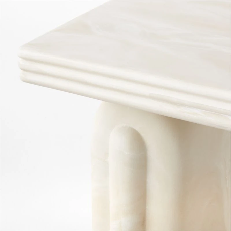 Remoli Swirled Cream Resin Desk 8 Remoli Swirled Cream Resin Desk - Image 8