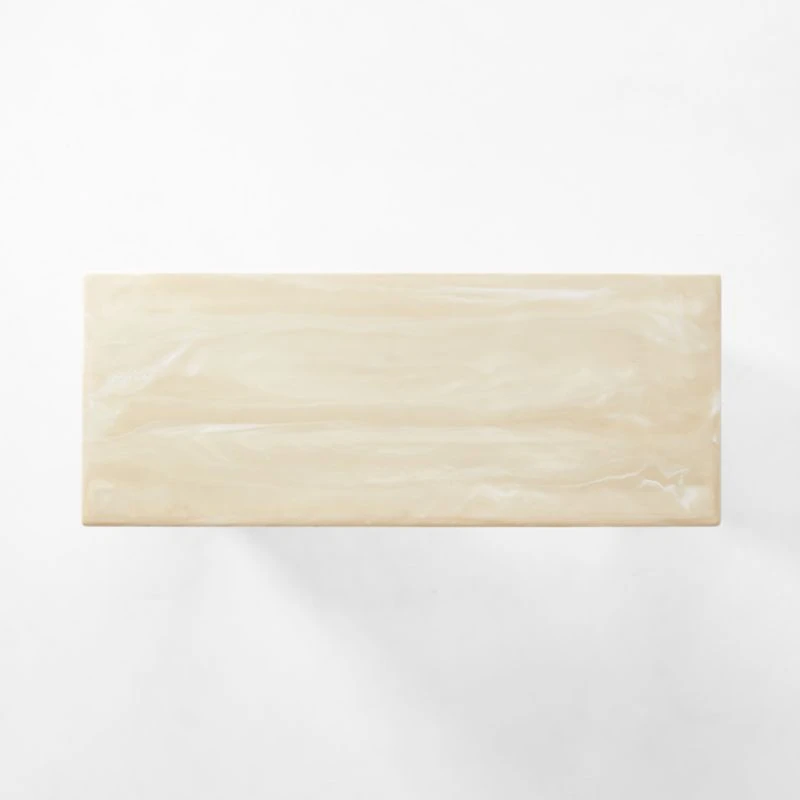Remoli Swirled Cream Resin Desk 9 Remoli Swirled Cream Resin Desk - Image 9