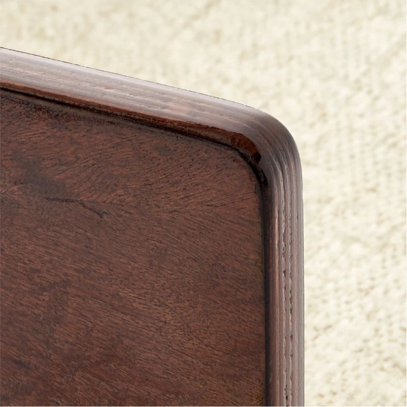 Renato Chenille And Burl Wood Office Chair 7 Renato Chenille And Burl Wood Office Chair - Image 7