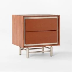 Renwick 2-Drawer Mango Wood Nightstand -Furniture Sales Store RenwickNightstand3QSSF22