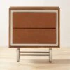 Renwick 2-Drawer Mango Wood Nightstand
