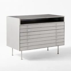 Renzo Steel 3-Drawer File Cabinet -Furniture Sales Store RenzoStlFlatFileCabinet3QSSS22