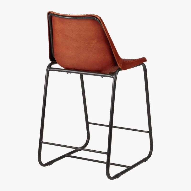 Roadhouse Saddle Leather Counter Stool 5 Roadhouse Saddle Leather Counter Stool - Image 5