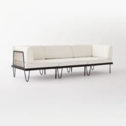 Rossi 3-Piece Outdoor Sectional Sofa With Metal Frame -Furniture Sales Store Rossi3PcSect3QSSS21