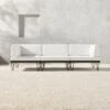 Rossi 3-Piece Outdoor Sectional Sofa With Metal Frame