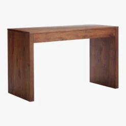 Runway 2-Drawer Acacia Wood Desk -Furniture Sales Store RunwayAcaciaDesk3QBS18