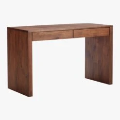 Runway 2-Drawer Acacia Wood Desk -Furniture Sales Store RunwayAcaciaDesk3QFS18