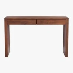 Runway 2-Drawer Acacia Wood Desk -Furniture Sales Store RunwayAcaciaDeskS18