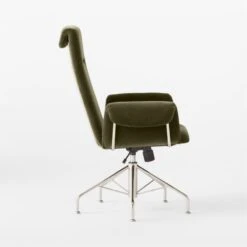Saviti Olive Velvet Office Chair -Furniture Sales Store SavitiOliveVlvtOffcChairSDSSF22