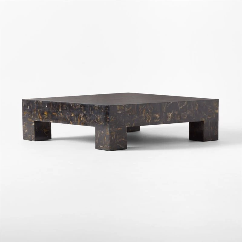 Scatola Brown Faux Horn Coffee Table 3 Scatola Brown Faux Horn Coffee Table - Image 3