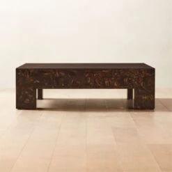 Scatola Brown Faux Horn Coffee Table
