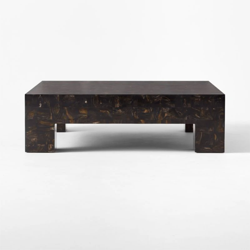 Scatola Brown Faux Horn Coffee Table 2 Scatola Brown Faux Horn Coffee Table - Image 2