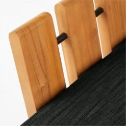 Seahaven Teak Outdoor Lounge Chair With Coal Perennials® Cushions 13 Seahaven Teak Outdoor Lounge Chair With Coal Perennials® Cushions -Furniture Sales Store SeahavenCoalLoungeChairAVSSS22