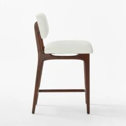 Selby White Upholstered Counter Stool 9 Selby White Upholstered Counter Stool -Furniture Sales Store SelbySnowCounterStoolSDSSF22