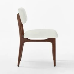 Selby White Upholstered Dining Chair 11 Selby White Upholstered Dining Chair -Furniture Sales Store SelbySnowDiningChairSDSSF22
