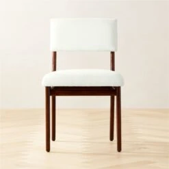 Selby White Upholstered Dining Chair