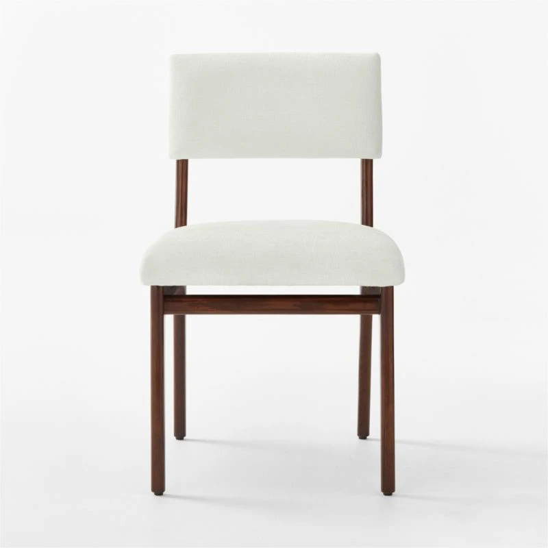Selby White Upholstered Dining Chair 3 Selby White Upholstered Dining Chair - Image 3