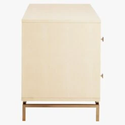 Ivory Shagreen Embossed Low Dresser -Furniture Sales Store ShagreenEmbssdLwDrssrIvrySDS18
