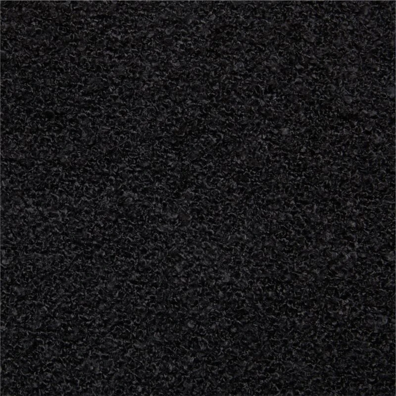 Silves Black Boucle Outdoor Throw Pillow 20'' 2 Silves Black Boucle Outdoor Throw Pillow 20'' - Image 2