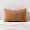 Silves Camel Brown Boucle Outdoor Throw Pillow 20x12