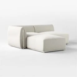 Sonya Outdoor 3-Piece Sectional With Neutral Sunbrella® Cushions -Furniture Sales Store Sonya3PcODSect3QSSS23