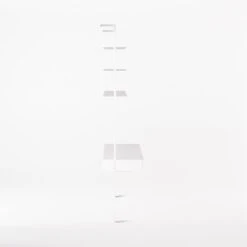 Stairway 2-Drawer White Wall Mount Desk With Shelves 96'' -Furniture Sales Store Stairway96inWideDeskWhtSDSSF21