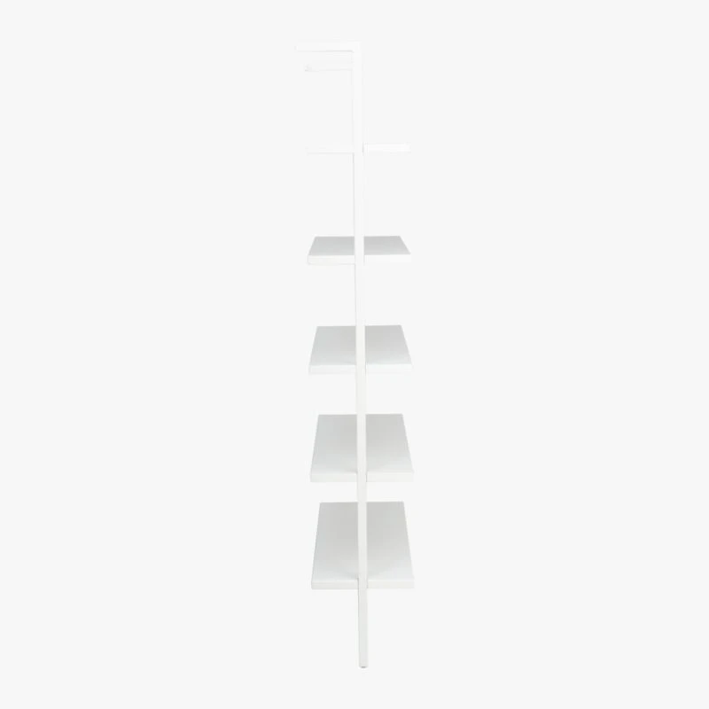 Stairway White Metal Wall Mount Bookshelf 72.5'' 5 Stairway White Metal Wall Mount Bookshelf 72.5'' - Image 5