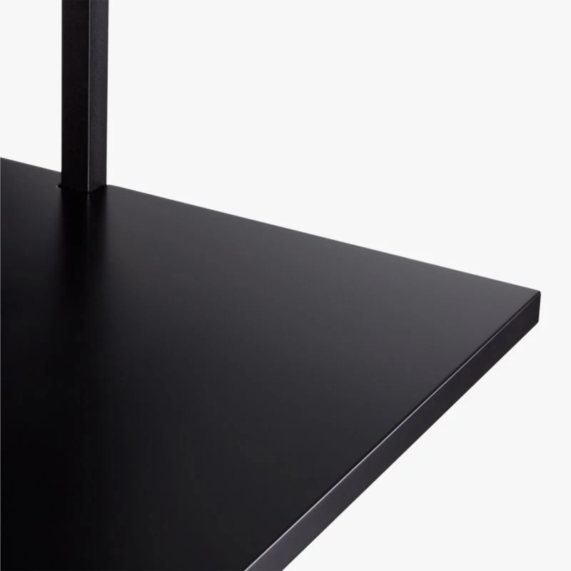 Stairway Black Wall Mount Desk With Shelf 72.5'' 5 Stairway Black Wall Mount Desk With Shelf 72.5'' - Image 5