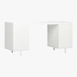 Stairway 6-Drawer White Wood Desk -Furniture Sales Store StairwayModDskW2DrwrWt3QBS20