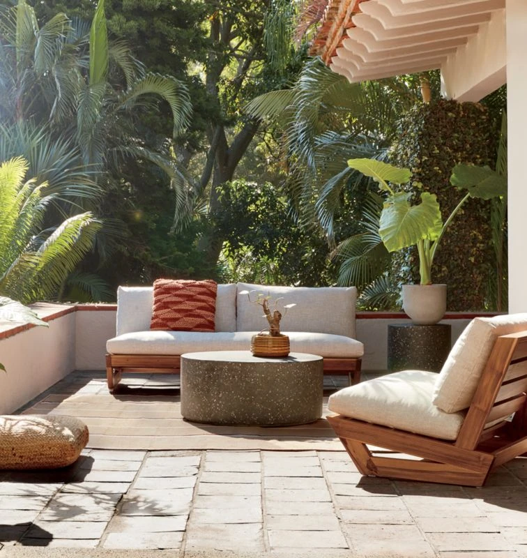 Terrazzo Black Outdoor Coffee Table 4 Terrazzo Black Outdoor Coffee Table - Image 4