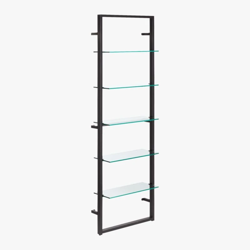Tesso Black Metal Wall Mount Bookshelf 5 Tesso Black Metal Wall Mount Bookshelf - Image 5