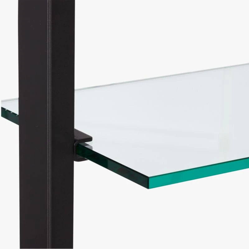 Tesso Black Metal Wall Mount Bookshelf 7 Tesso Black Metal Wall Mount Bookshelf - Image 7