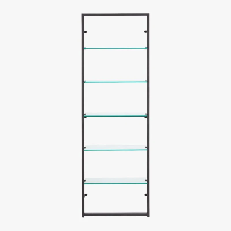 Tesso Black Metal Wall Mount Bookshelf 4 Tesso Black Metal Wall Mount Bookshelf - Image 4