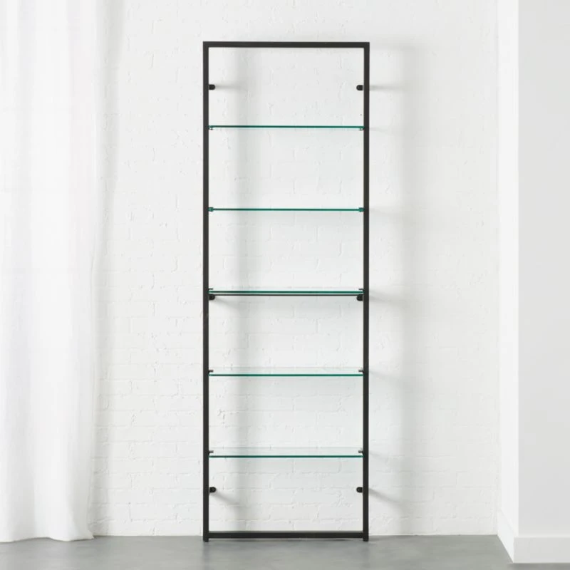 Tesso Black Metal Wall Mount Bookshelf 1 Tesso Black Metal Wall Mount Bookshelf