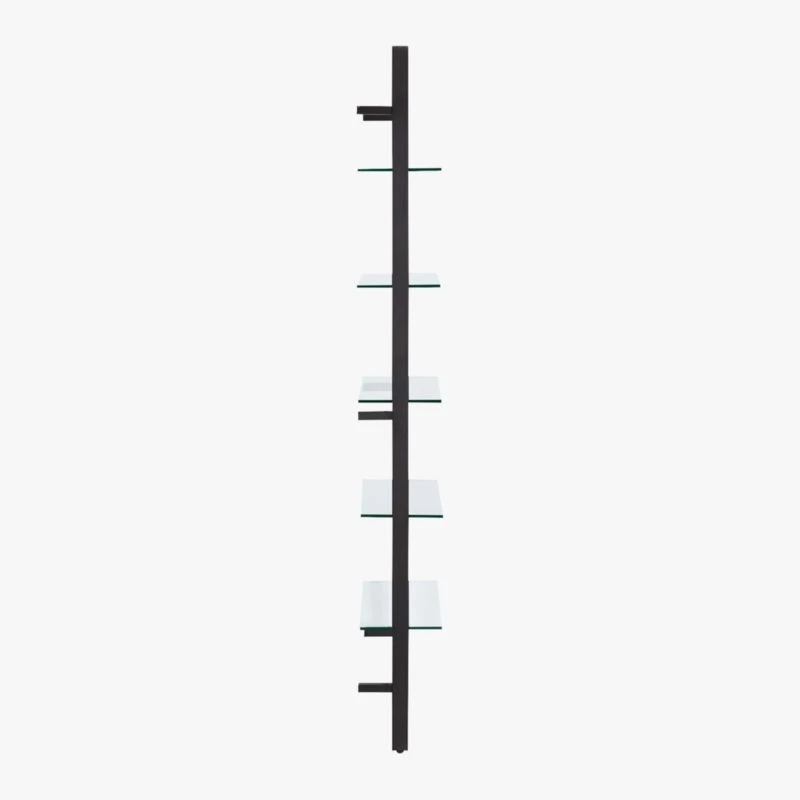 Tesso Black Metal Wall Mount Bookshelf 6 Tesso Black Metal Wall Mount Bookshelf - Image 6