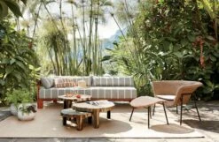 Lilly 3-Piece Nesting Outdoor Table Set -Furniture Sales Store TurnTeakLeftArmDaybedMR20