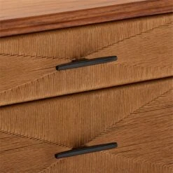 Verano 3-Drawer Rattan Dresser -Furniture Sales Store VeranoRshFrnt3drwrDrssrAVSSF22