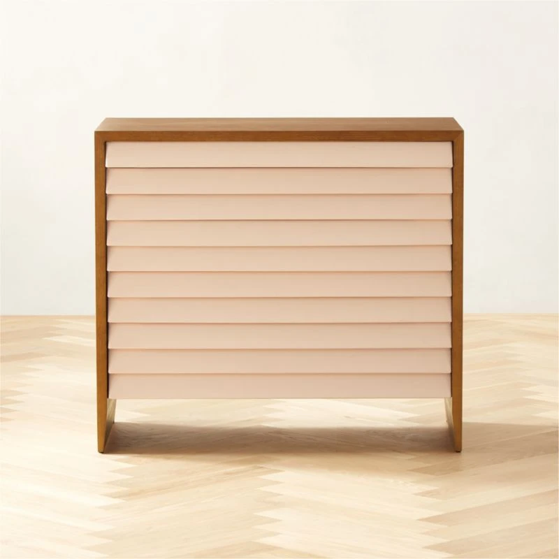 Wane Wood 2-Drawer File Cabinet With Vegan Leather Drawers 1 Wane Wood 2-Drawer File Cabinet With Vegan Leather Drawers