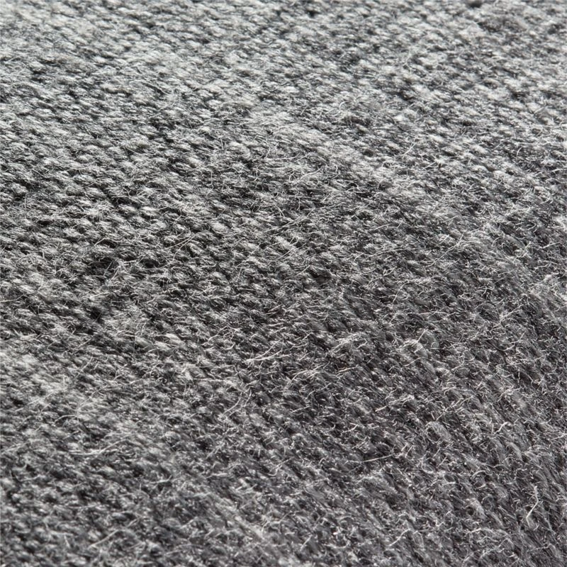 Waverly Dark Grey Outdoor Throw Pillow 23" 2 Waverly Dark Grey Outdoor Throw Pillow 23" - Image 2