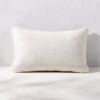 Waverly Ivory Outdoor Throw Pillow 20''x12''