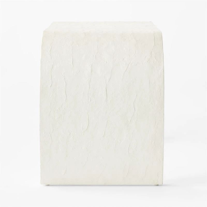 Wynn Ivory Concrete Waterfall Desk 4 Wynn Ivory Concrete Waterfall Desk - Image 4