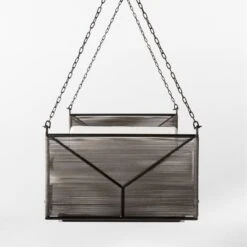 Zora Black Rattan Outdoor Hanging Daybed With White Sunbrella® Cushions -Furniture Sales Store ZoraHangingDaybedSDSSS23