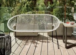 Ixtapa Outdoor Loveseat -Furniture Sales Store ixtapawhiteloveseatOFB18